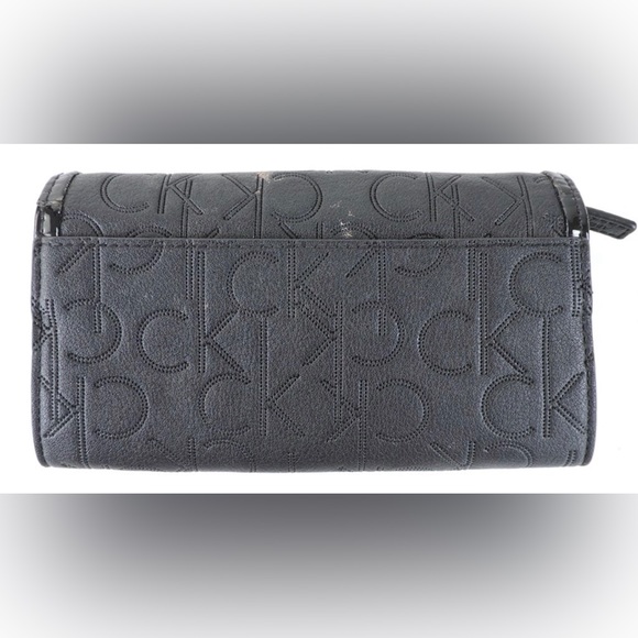 Calvin Klein Monogram Embossed Long Wallet - Picture 3 of 3